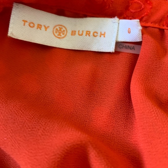 Tory Burch fully lined ruffle sleeve blouse. Never worn - Picture 4 of 4